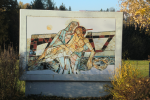 Pieta auf dem Friedhof